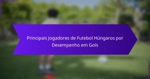 Principais Jogadores de Futebol Húngaros por Desempenho em Gols