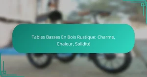 Tables Basses En Bois Rustique: Charme, Chaleur, Solidité